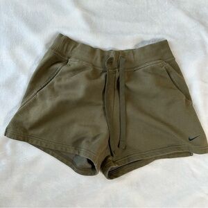 Nike Women's Olive Green Shorts